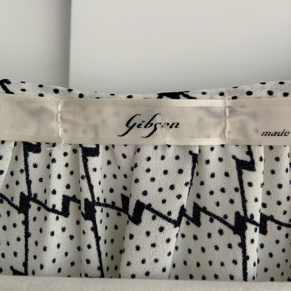 Black & White Long Sleeve Blouse - Picture 4 of 4